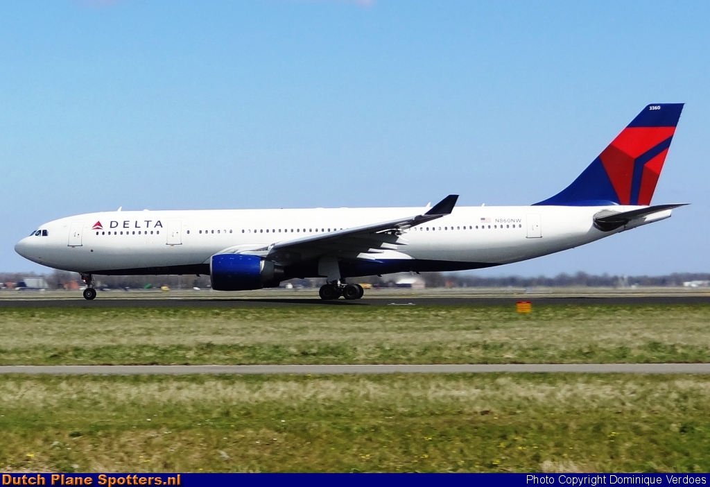 N860NW Airbus A330-200 Delta Airlines by Dominique Verdoes