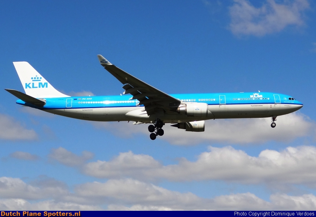 PH-AKD Airbus A330-300 KLM Royal Dutch Airlines by Dominique Verdoes