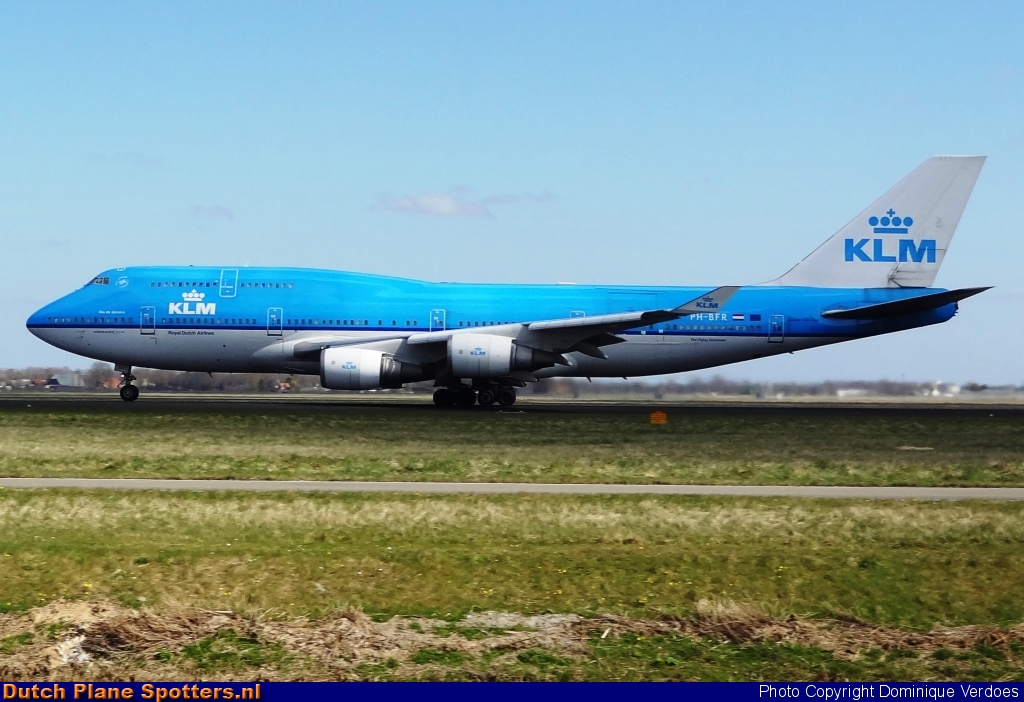 PH-BFR Boeing 747-400 KLM Royal Dutch Airlines by Dominique Verdoes