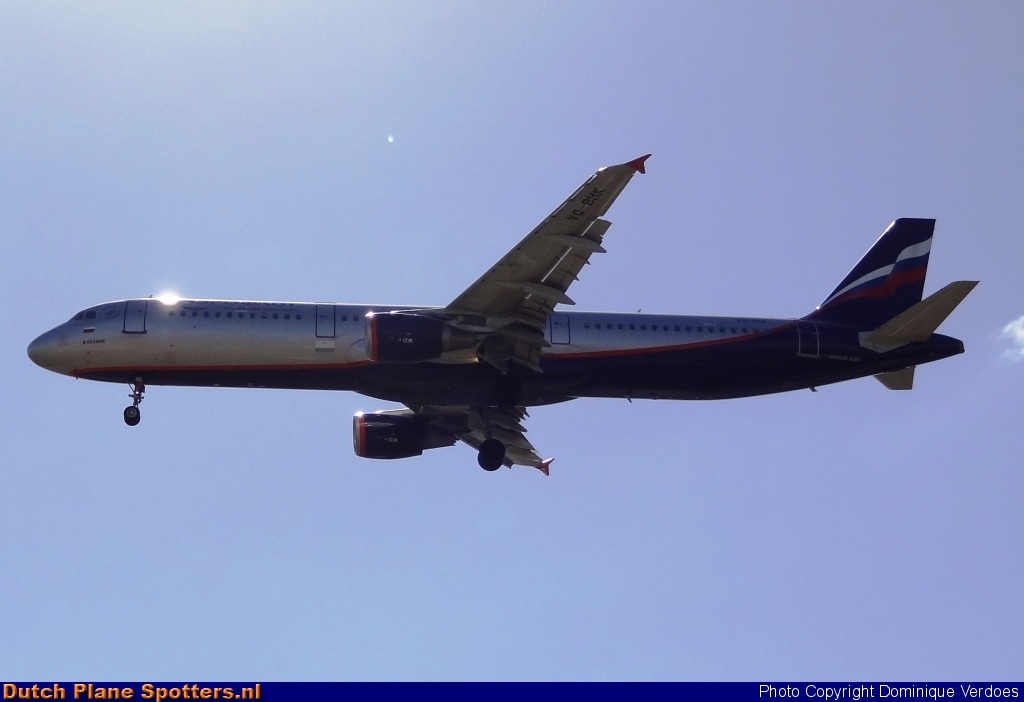 VQ-BHK Airbus A321 Aeroflot - Russian Airlines by Dominique Verdoes