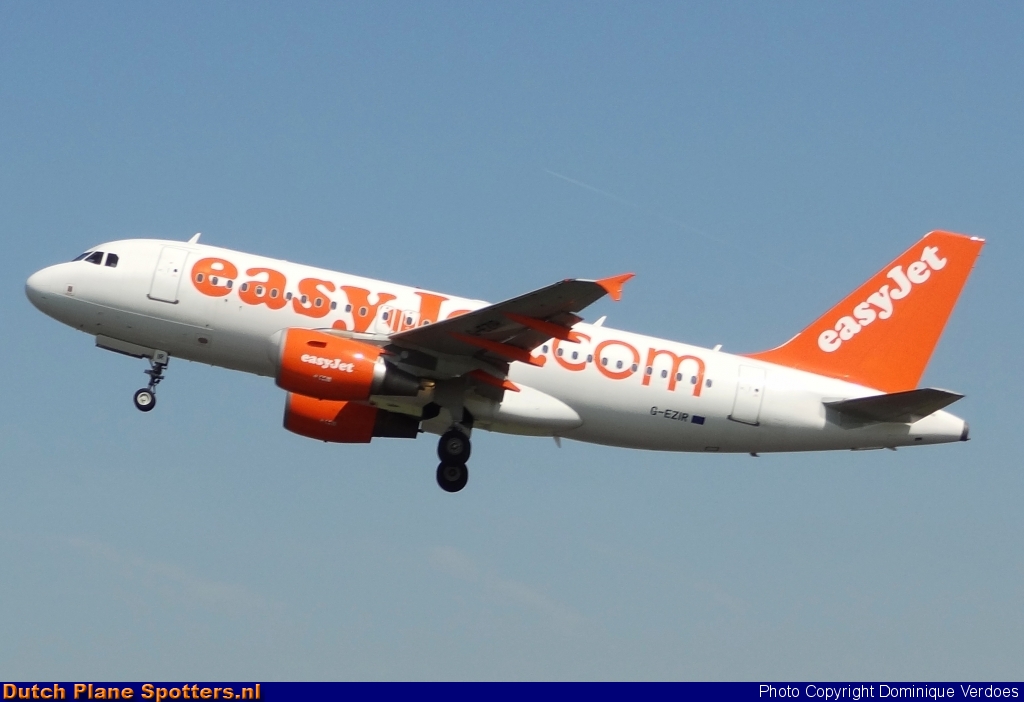 G-EZIR Airbus A319 easyJet by Dominique Verdoes