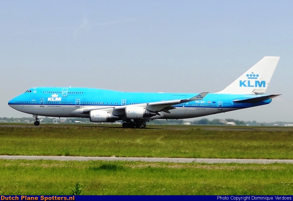PH-BFI Boeing 747-400 KLM Royal Dutch Airlines by Dominique Verdoes
