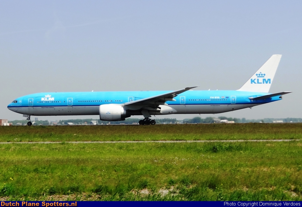 PH-BVA Boeing 777-300 KLM Royal Dutch Airlines by Dominique Verdoes