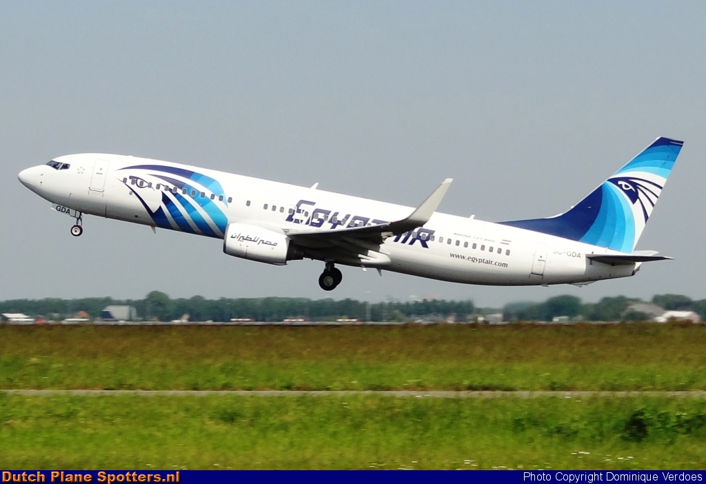 SU-GDA Boeing 737-800 Egypt Air by Dominique Verdoes