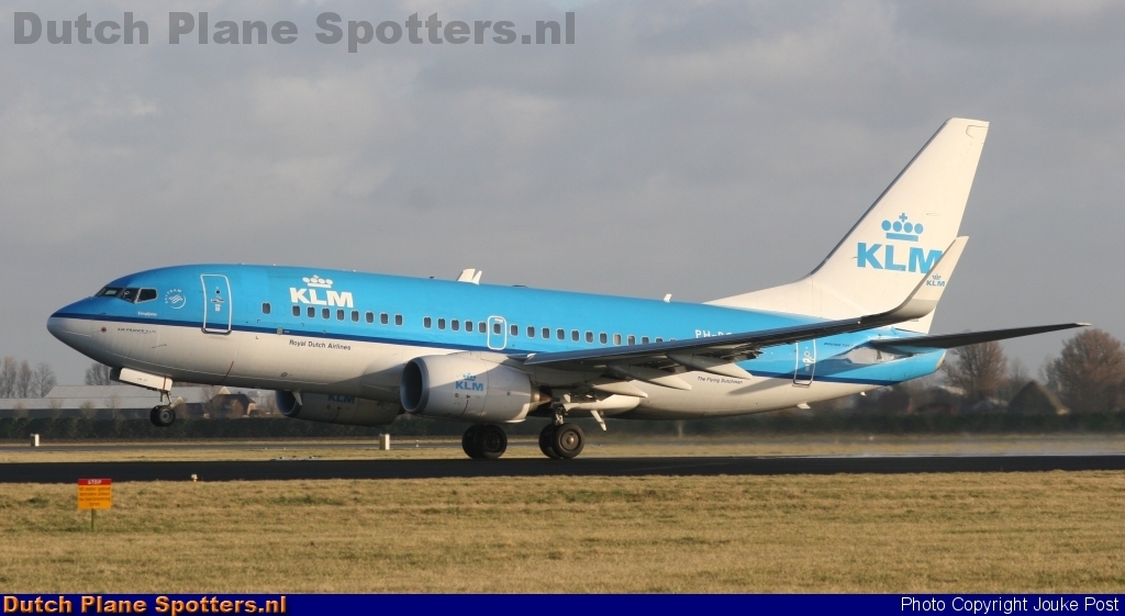 PH-BGW Boeing 737-700 KLM Royal Dutch Airlines by Jouke Post