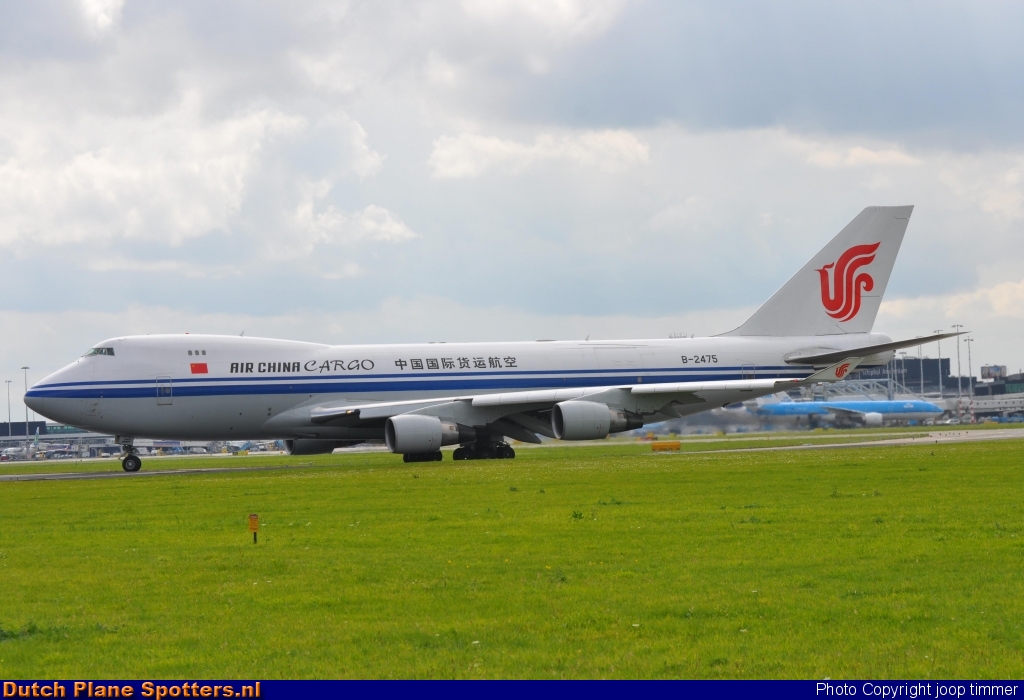 B-2475 Boeing 747-400 Air China Cargo by joop timmer