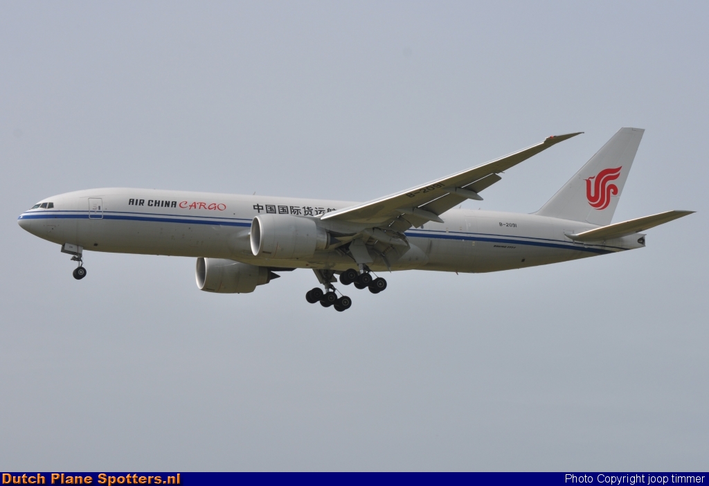 B-2091 Boeing 777-F Air China Cargo by joop timmer