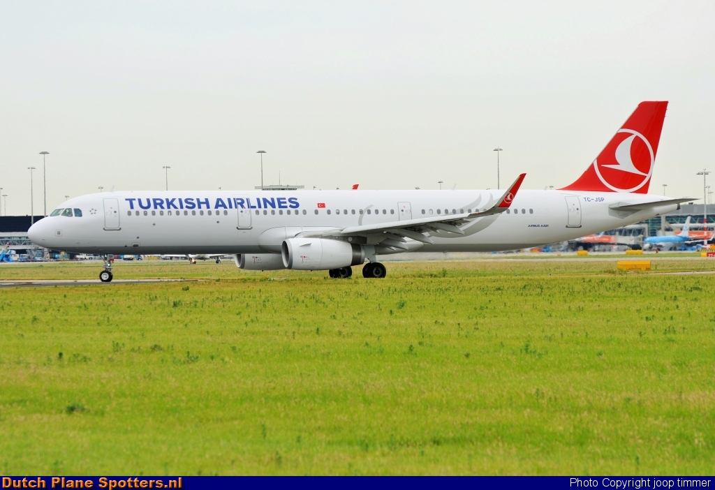 TC-JSP Airbus A321 Turkish Airlines by joop timmer