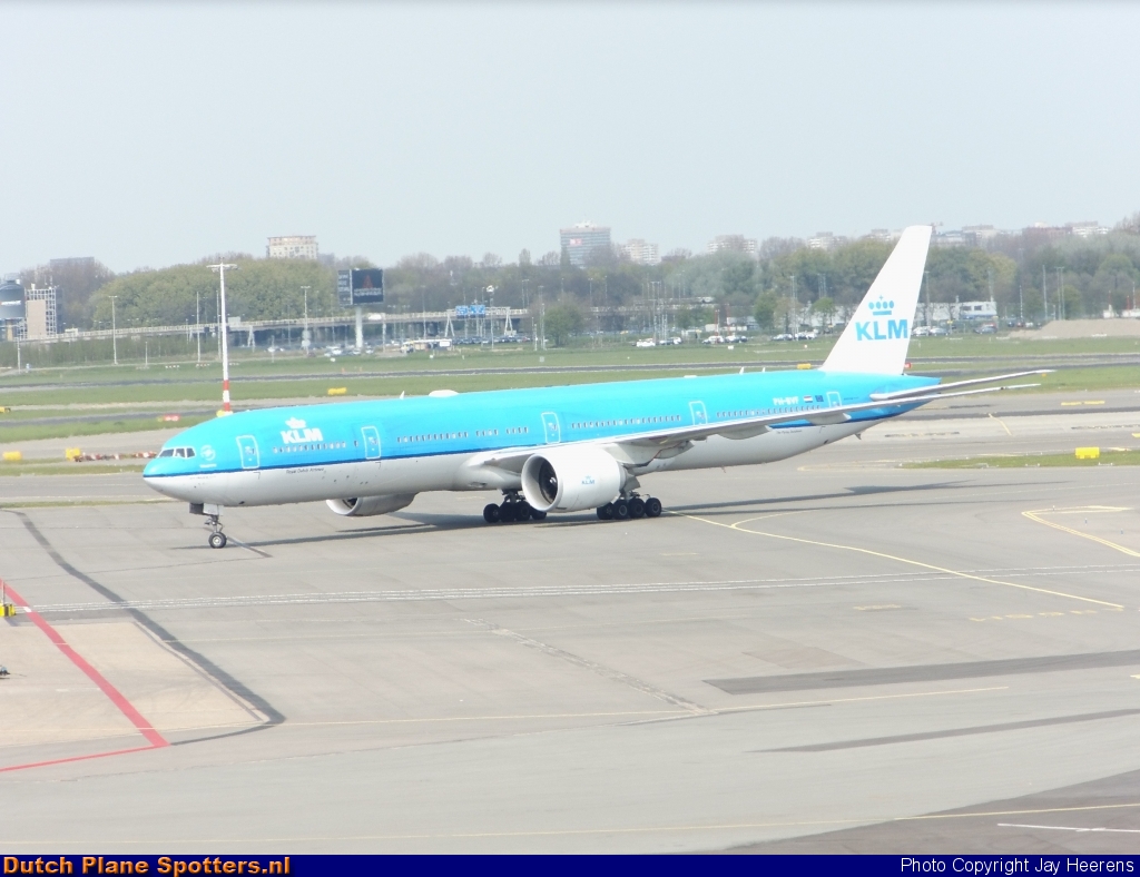 PH-BVF Boeing 777-300 KLM Royal Dutch Airlines by Jay Heerens