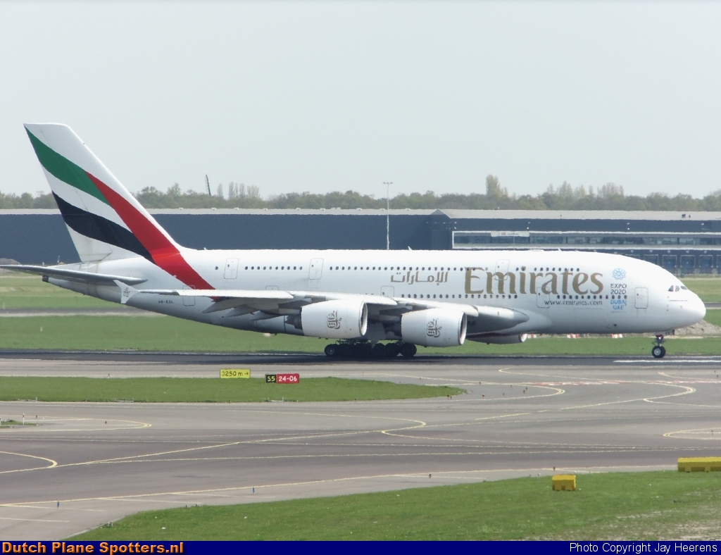A6-EDL Airbus A380-800 Emirates by Jay Heerens