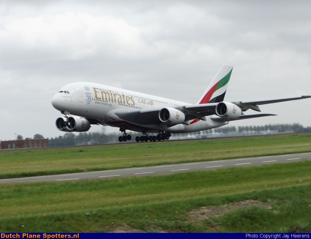 A6-EDY Airbus A380-800 Emirates by Jay Heerens
