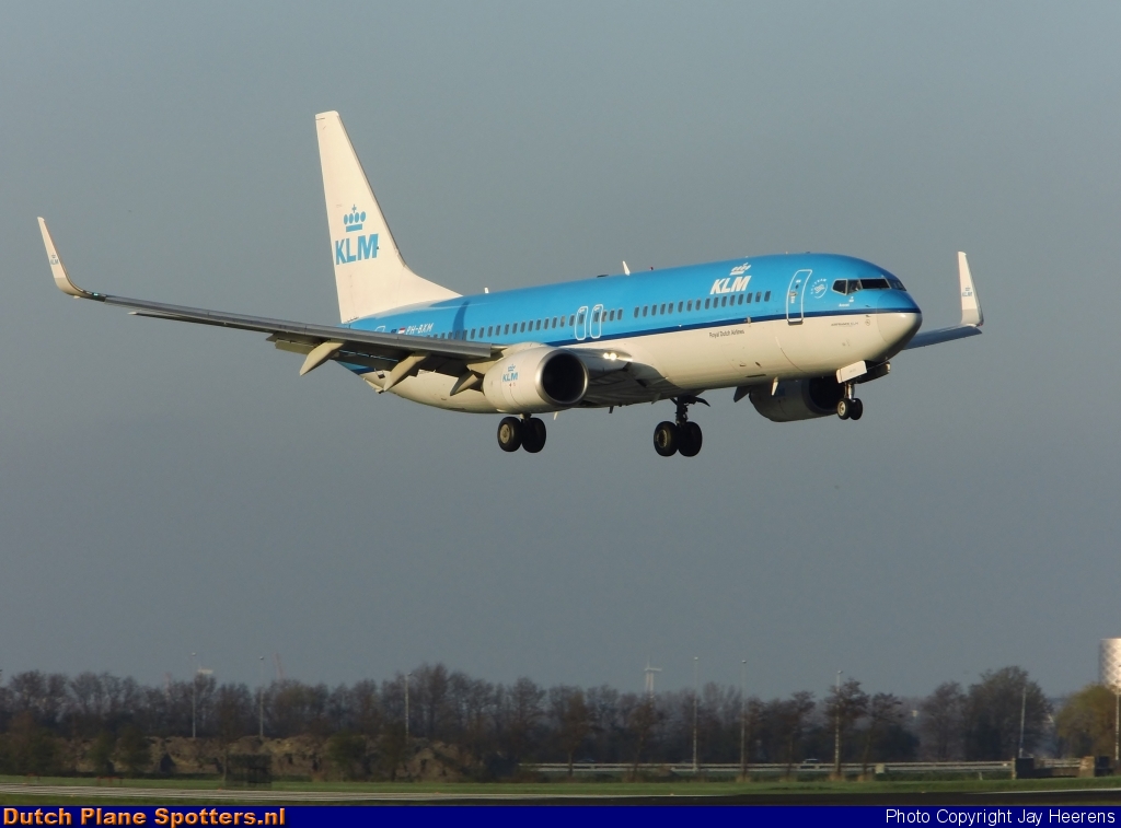 PH-BXM Boeing 737-800 KLM Royal Dutch Airlines by Jay Heerens