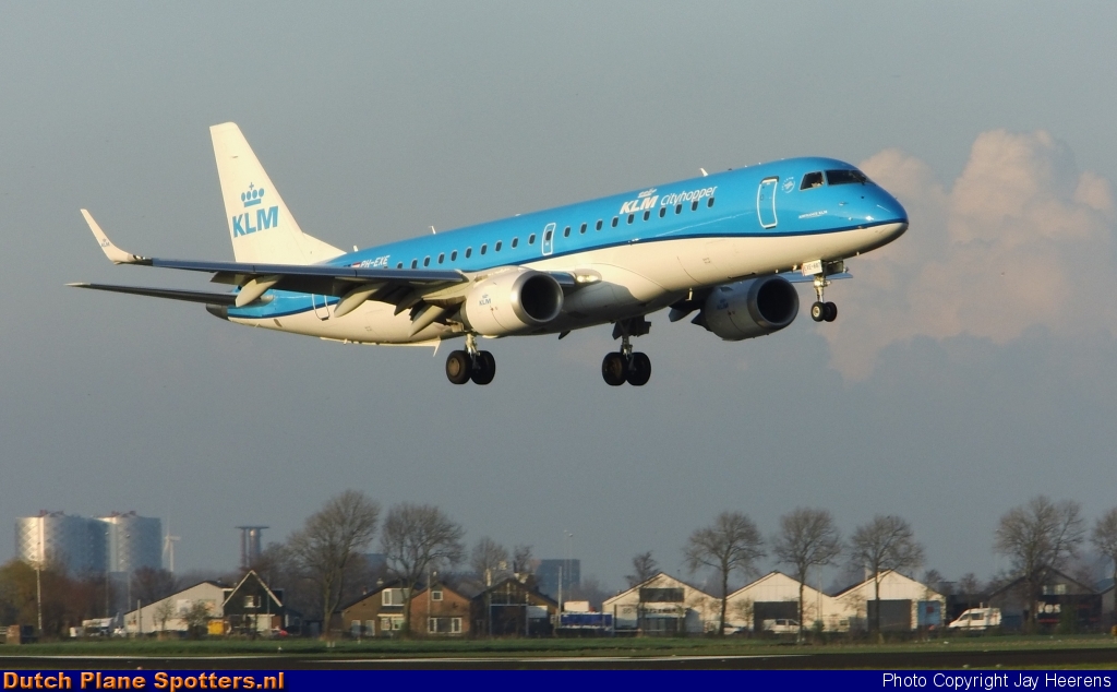 PH-EXE Embraer 190 KLM Cityhopper by Jay Heerens