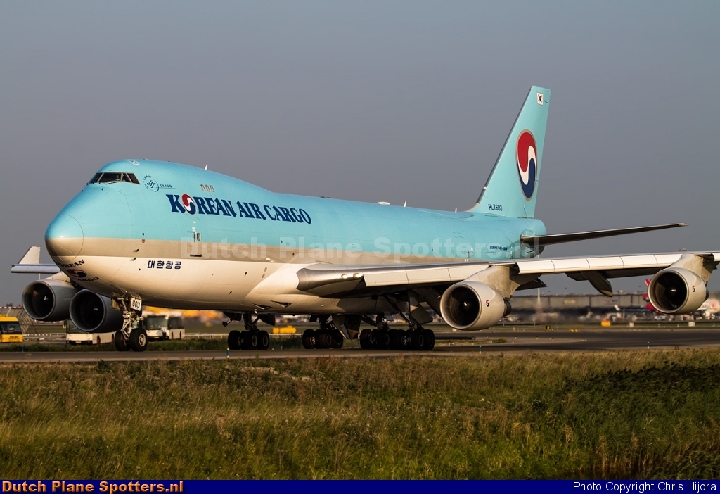 HL7603 Boeing 747-400 Korean Air Cargo by Chris Hijdra