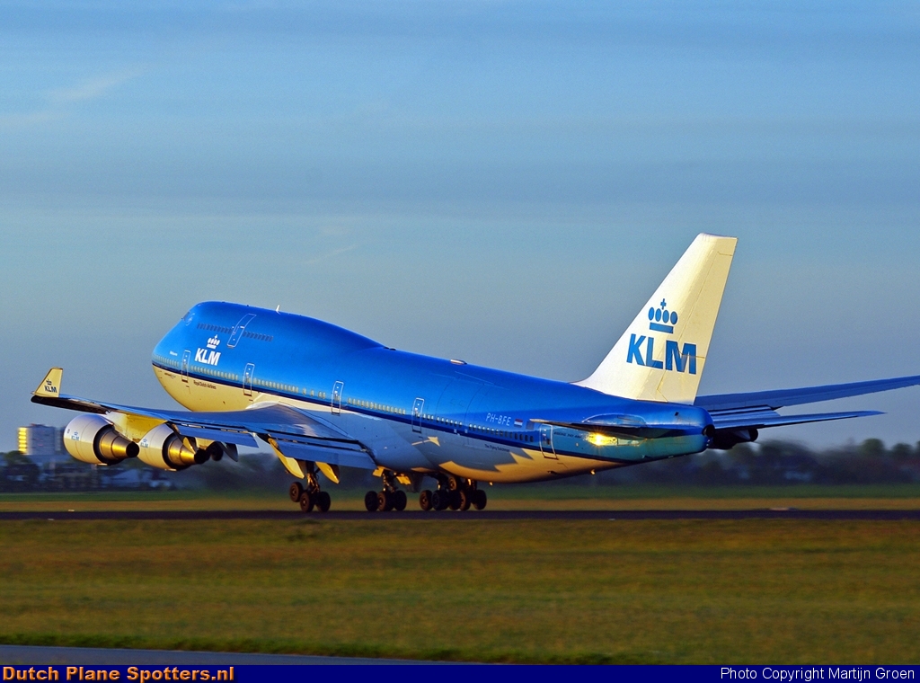 PH-BFE Boeing 747-400 KLM Royal Dutch Airlines by Martijn Groen