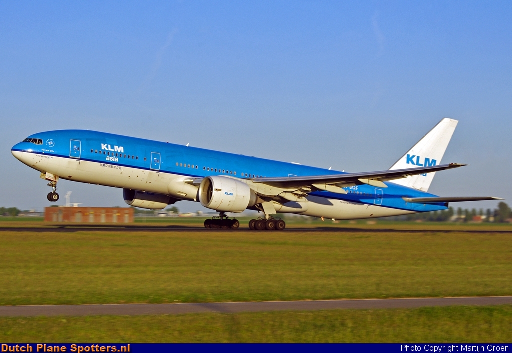 PH-BQF Boeing 777-200 KLM Asia by Martijn Groen
