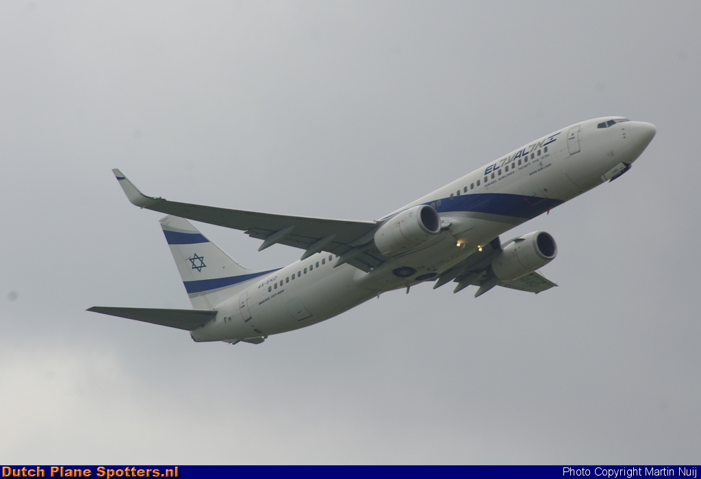 4X-EKO Boeing 737-800 El Al Israel Airlines by Martin Nuij