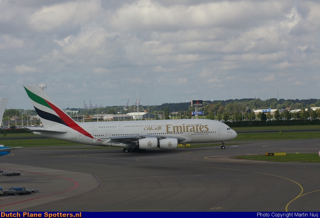 A6-EDF Airbus A380-800 Emirates by Martin Nuij