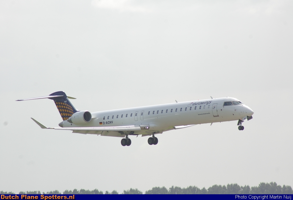 D-ACNV Bombardier Canadair CRJ900 Eurowings by Martin Nuij