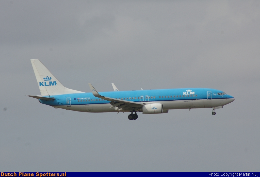 PH-BXM Boeing 737-800 KLM Royal Dutch Airlines by Martin Nuij