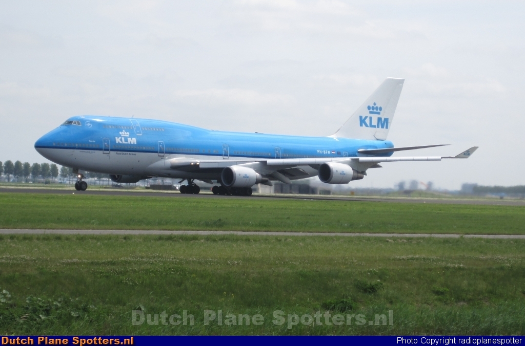 PH-BFN Boeing 747-400 KLM Royal Dutch Airlines by radioplanespotter