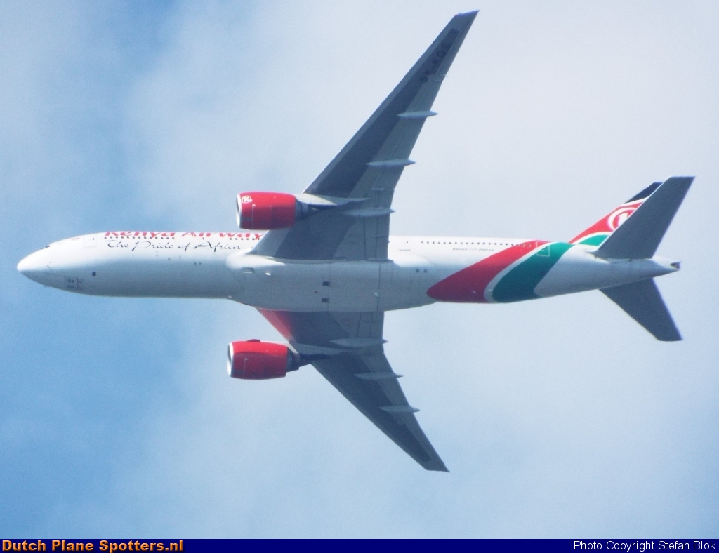5Y-KQS Boeing 777-200 Kenya Airways by Stefan Blok