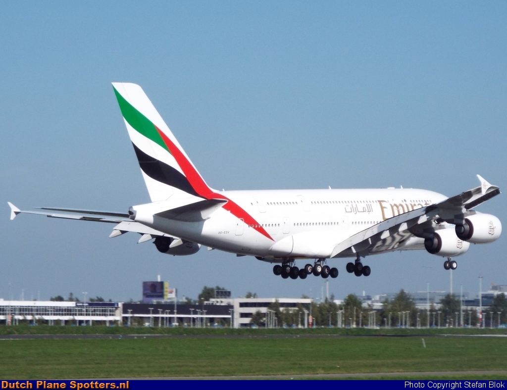 A6-EDV Airbus A380-800 Emirates by Stefan Blok