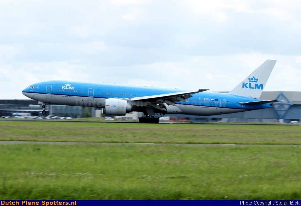 PH-BQG Boeing 777-200 KLM Royal Dutch Airlines by Stefan Blok