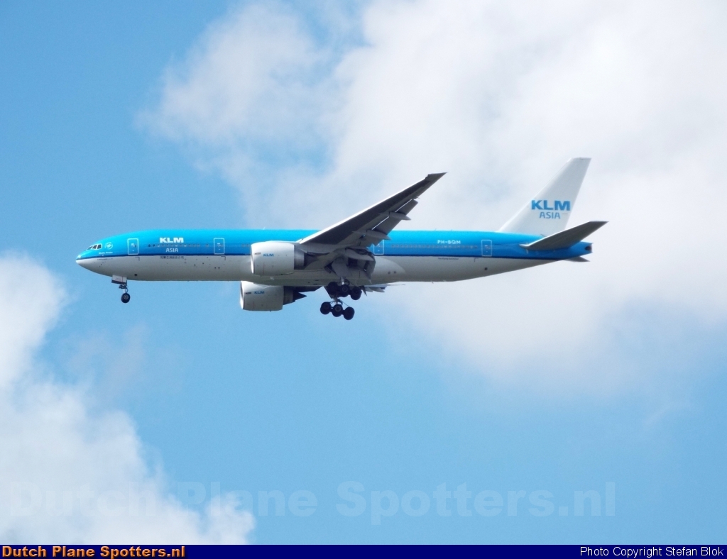 PH-BQM Boeing 777-200 KLM Asia by Stefan Blok