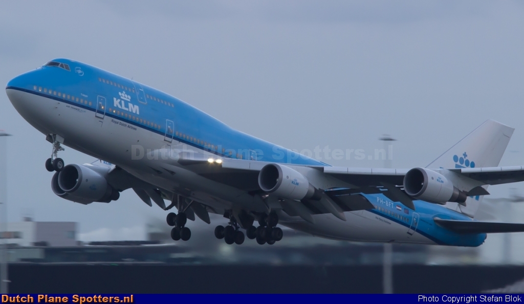 PH-BFT Boeing 747-400 KLM Royal Dutch Airlines by Stefan Blok