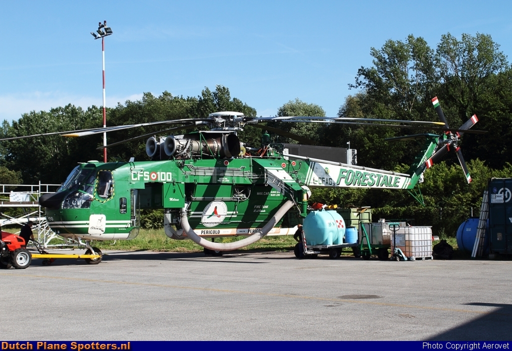 I-CFAG Sikorsky S-64 Skycrane Italy - Forestale by Aerovet