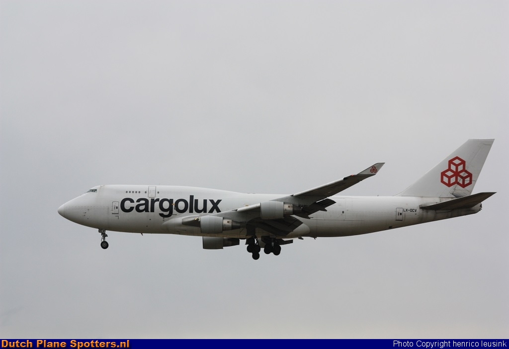 LX-DCV Boeing 747-400 Cargolux by Rick Schönhage