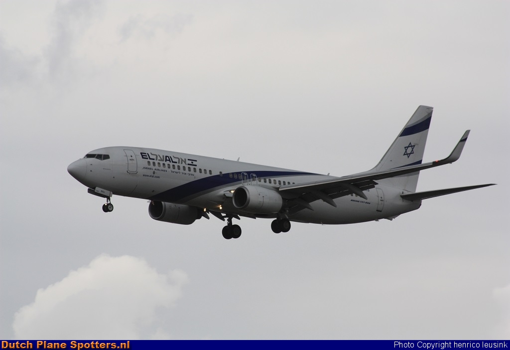 4X-EKJ Boeing 737-800 El Al Israel Airlines by Rick Schönhage