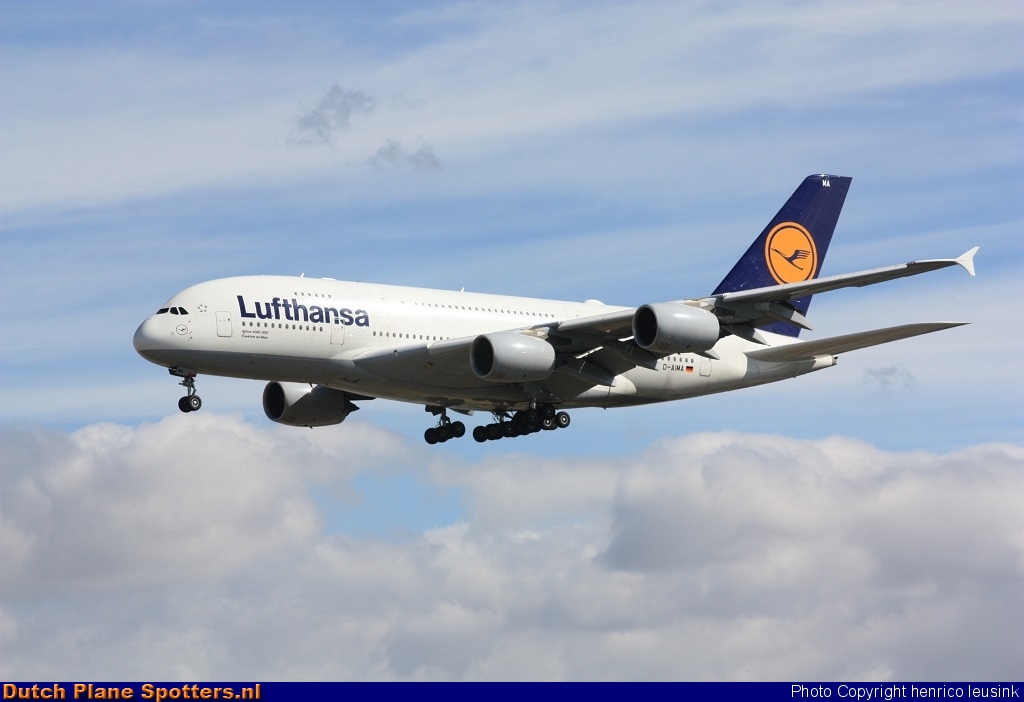 D-AIMA Airbus A380-800 Lufthansa by Rick Schönhage