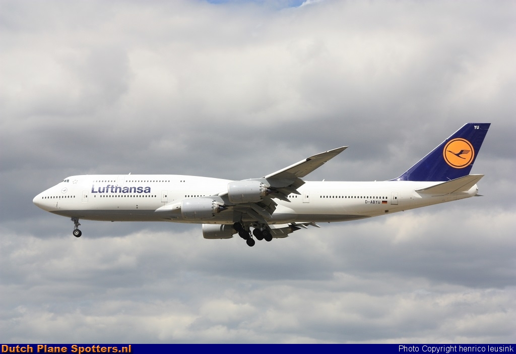 D-ABYU Boeing 747-8 Lufthansa by Rick Schönhage