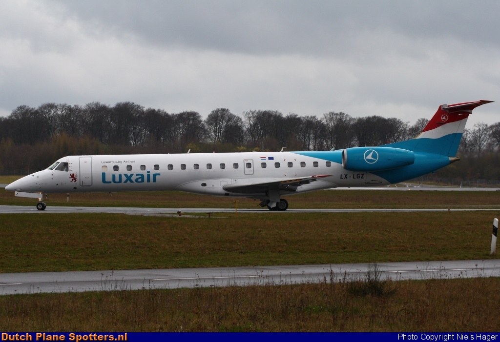 LX-LGZ Embraer 145 Luxair - Luxembourg Airlines by Niels Hager