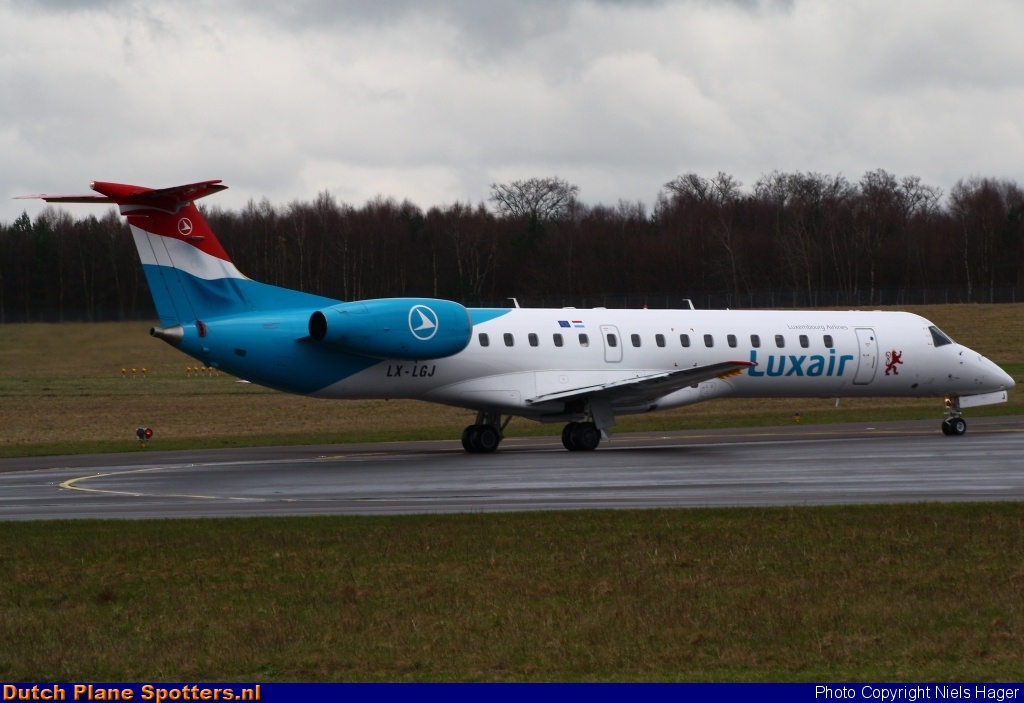 LX-LGJ Embraer 145 Luxair - Luxembourg Airlines by Niels Hager