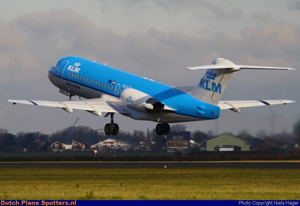 PH-KZO Fokker 70 KLM Cityhopper by Niels Hager