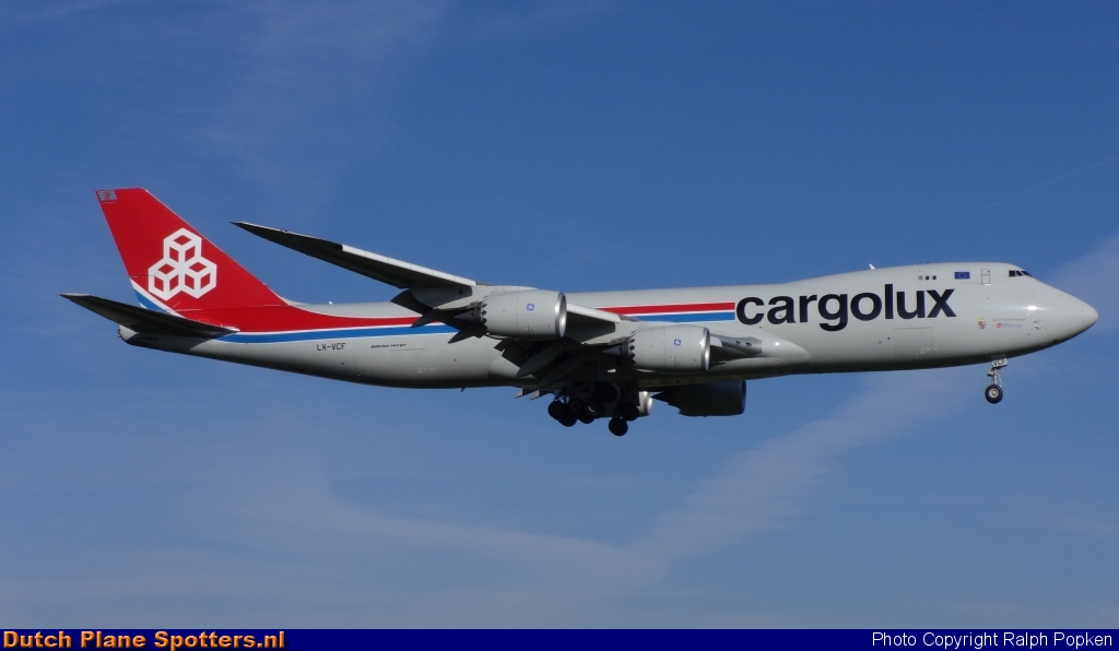 LX-VCF Boeing 747-8 Cargolux by Ralph Popken