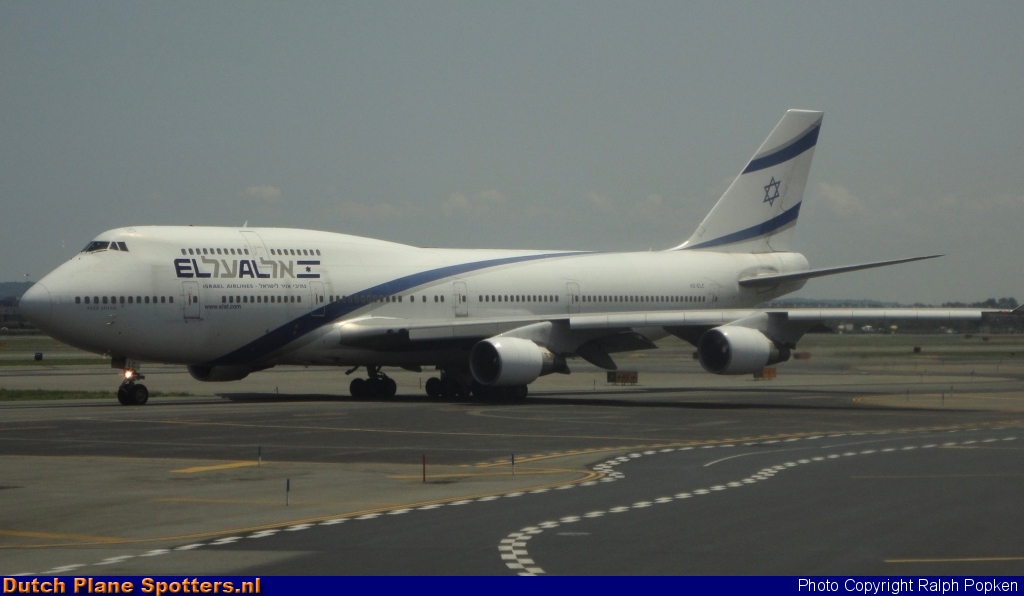 4X-ELC Boeing 747-400 El Al Israel Airlines by Ralph Popken