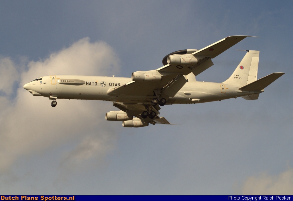 LX-N90454 Boeing E-3 Sentry MIL - NATO Airborne Early Warning Force by Ralph Popken
