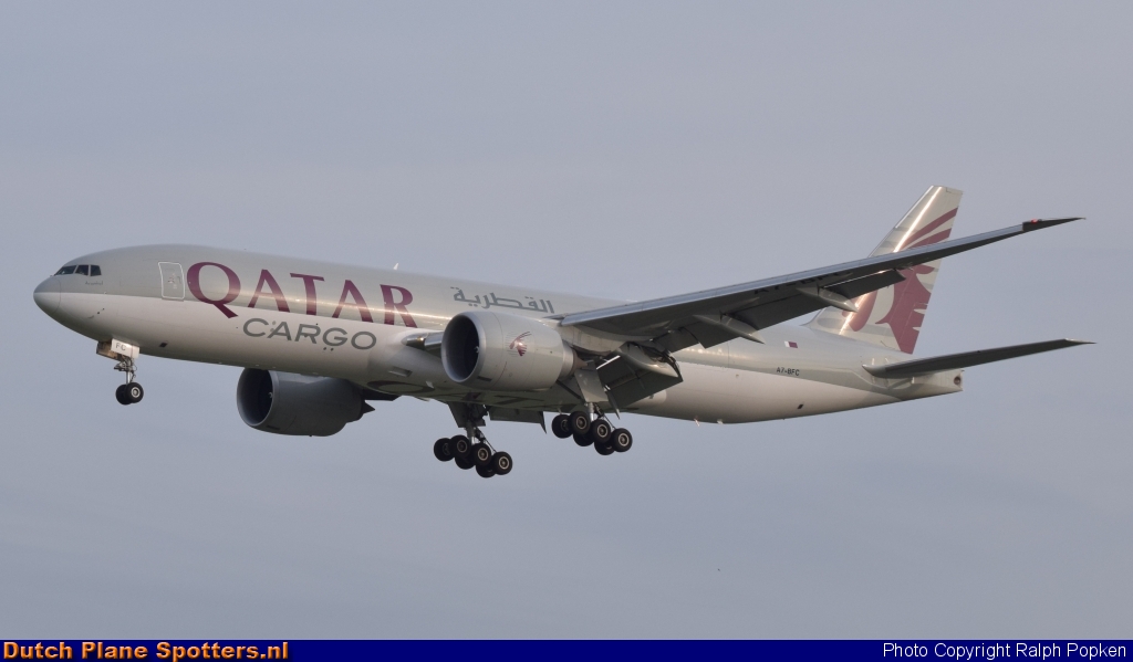 A7-BFC Boeing 777-F Qatar Airways Cargo by Ralph Popken