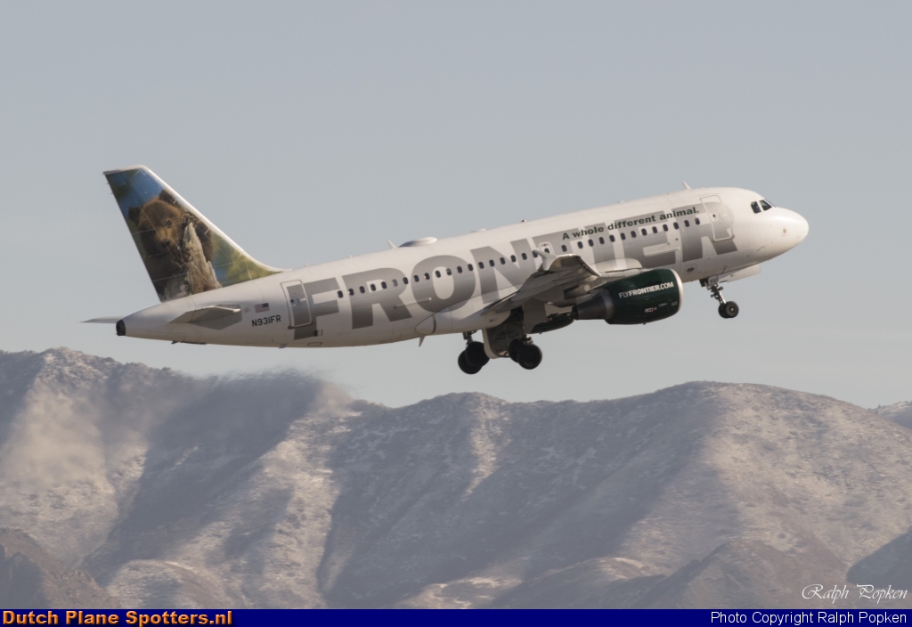 N931FR Airbus A319 Frontier Airlines by Ralph Popken