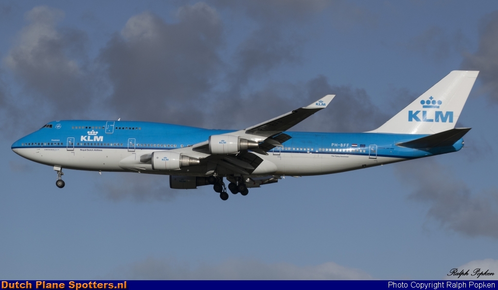 PH-BFF Boeing 747-400 KLM Royal Dutch Airlines by Ralph Popken