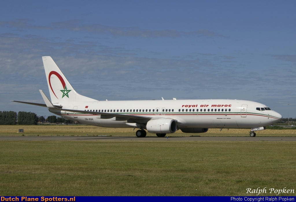 CN-RGH Boeing 737-800 Royal Air Maroc by Ralph Popken