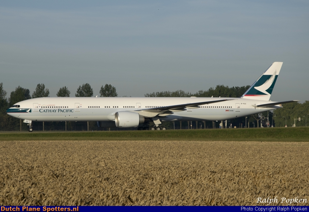 B-KQZ Boeing 777-300 Cathay Pacific by Ralph Popken