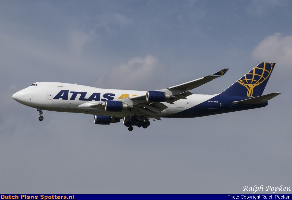 N415MC Boeing 747-200 Atlas Air by Ralph Popken