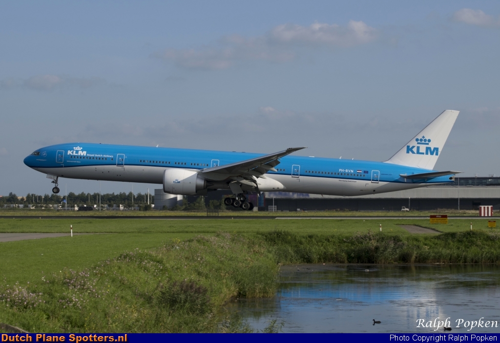 PH-BVN Boeing 777-300 KLM Royal Dutch Airlines by Ralph Popken