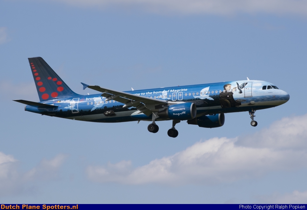 OO-SNC Airbus A320 Brussels Airlines by Ralph Popken