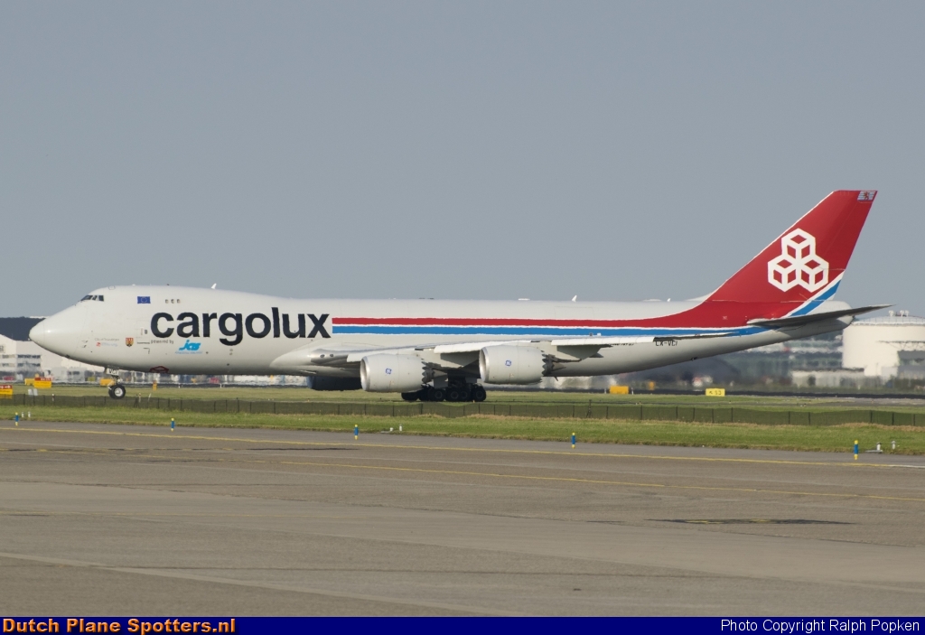 LX-VCI Boeing 747-8 Cargolux by Ralph Popken